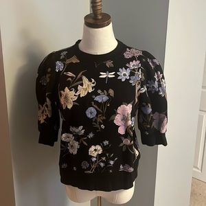 H&M Floral Sweatshirt